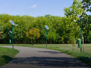 Solar Streetlight background