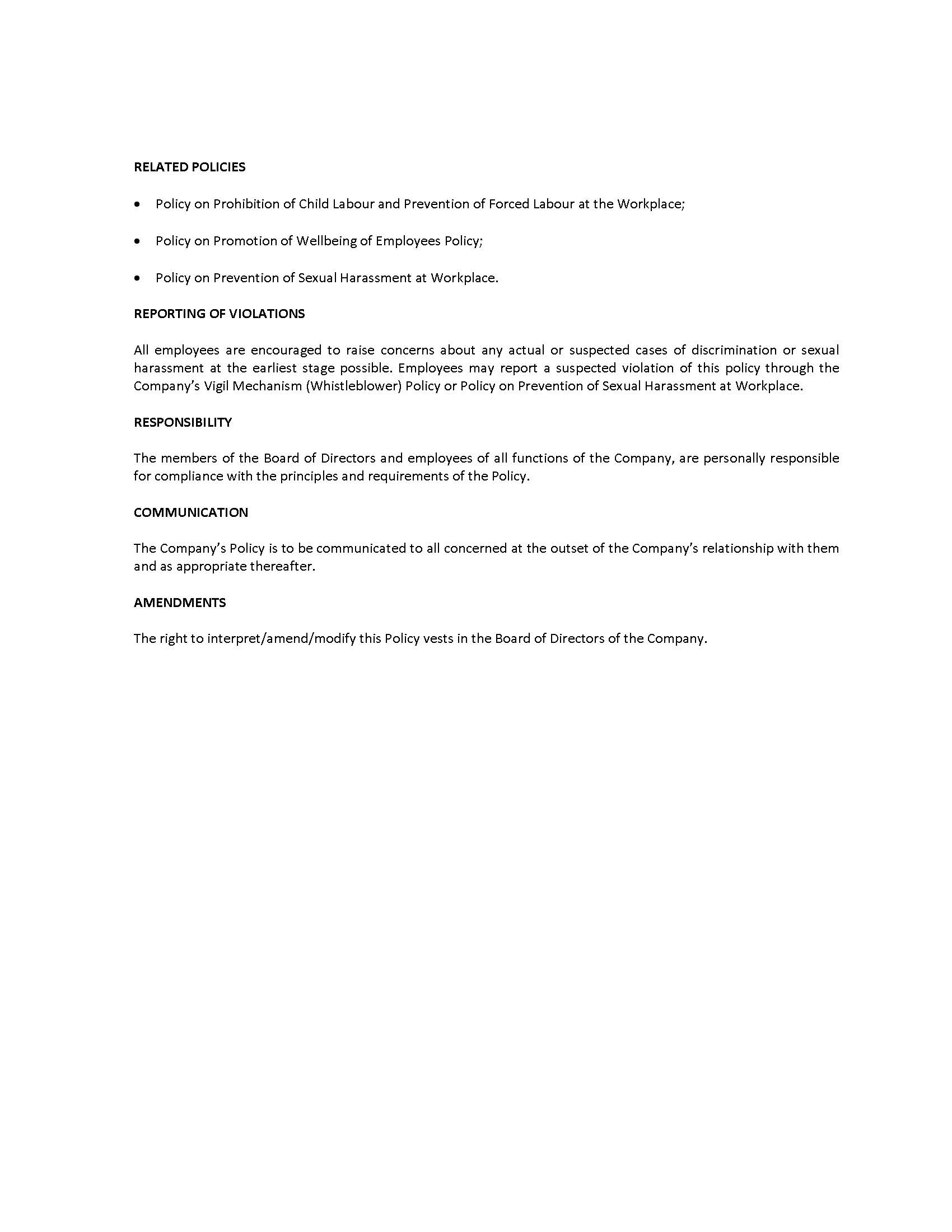 Eveready India Ethics Anti corruption And Bribery Policies