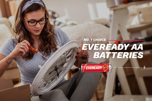 Eveready AA batteries