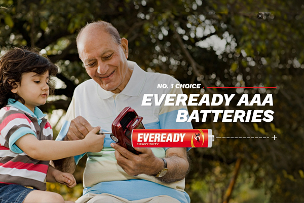 Eveready AAA batteries