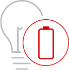 lithium ion battery icon